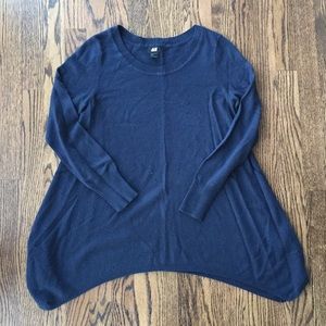 H&M boho navy blue sweater